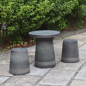 信楽焼 ガーデンテーブル 陶器テーブルセット 庭園テーブル イス