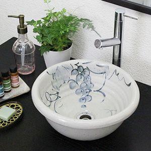 信楽焼 手洗い鉢 洗面ボウル 洗面ボール 陶器 手洗い器 洗面台 トイレ