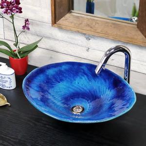 信楽焼 手洗い鉢 洗面ボウル 洗面ボール 陶器 手洗い器 洗面台