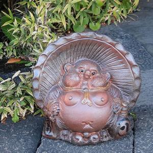 信楽焼 たぬき 福狸 18号 陶器 置物 タヌキ : 彩り屋 - 通販 - Yahoo