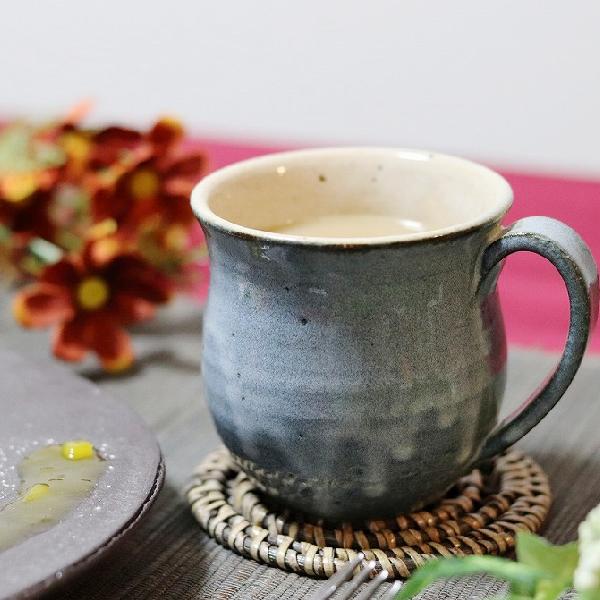 信楽焼 マグカップ 陶器 和風 コップ 可愛い おしゃれ 食器 和食器 ティーカップ ビアマグ カフ...