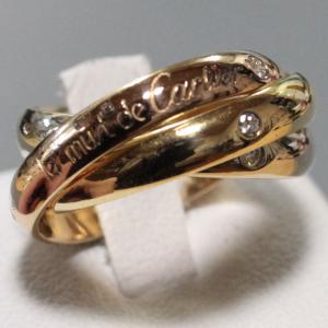 カルティエ トリニティダイヤモンドリング #52