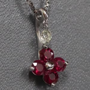 K18PG ハート パヴェ ダイヤモンド ネックレス 0.50CT : KOMEHYO
