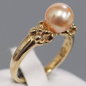 TASAKI タサキ K18パールリング 3.8g #10.5 約7mm イエローゴールド  