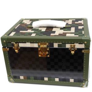 ルイ・ヴィトン シューズ・ボックス(M10295)ダミエ・ダモフラージュ ファレル・ウィリアムス SS24 グリーン ディスプレイボックス
