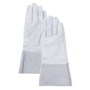 アルゴン溶接用革手袋 富士グローブ クレスト床袖（フリーサイズ）10双