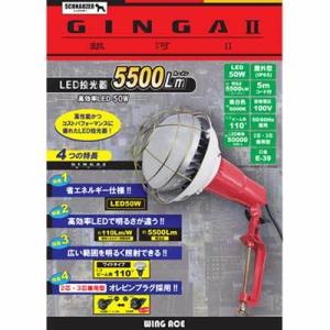 熱田資材 LED投光器 サンダービーム【WING ACE・高輝度・20W・IP68等級