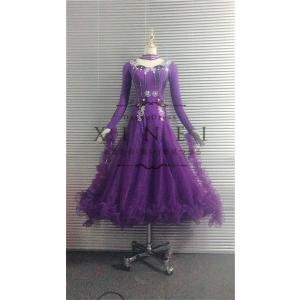 新品オーダー社交ダンスドレス ネックレス付き shihan_011566