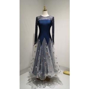 社交ダンスドレス 競技 デモ ダンス衣装 ラテンドレス モダンドレス