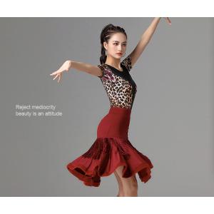 社交ダンスドレス 競技 デモ ダンス衣装 ラテンドレス モダンドレス