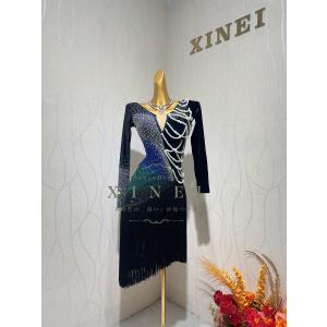 社交ダンスドレス 競技 デモ ダンス衣装 ラテンドレス モダンドレス