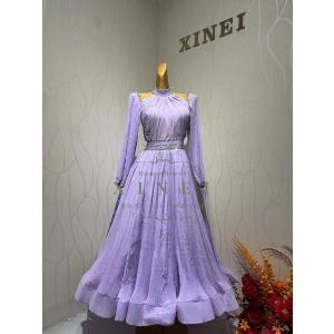 社交ダンスドレス ラテンドレス モダンドレス ロングスカート ダンス