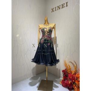 社交ダンスドレス 競技 デモ ダンス衣装 ラテンドレス モダンドレス