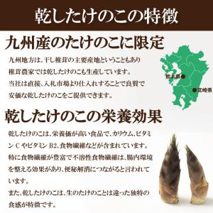 九州産乾したけのこ80g 国産 干し筍 干しタ...の詳細画像2