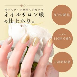 ジェルシール 貼るだけ 硬化タイプ UVライト...の詳細画像1