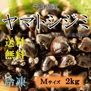 シジミ 宍道湖産 Mサイズ ２ｋｇ 送料無料 冷凍 砂抜き済み｜シジミかき にしお