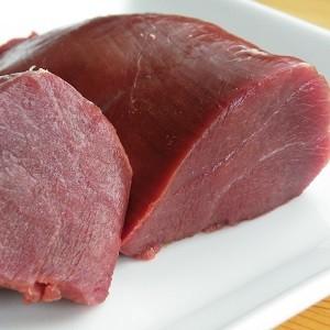 ペット用 えぞ鹿肉 モモ ブロック 1kgの詳細画像1