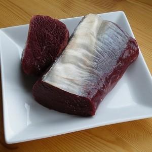 ペット用 えぞ鹿肉 ロース ブロック 500gの詳細画像1