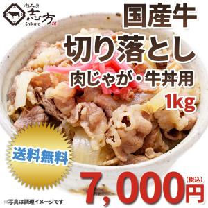 国産牛 切り落とし 1kg 肉じゃが・牛丼用