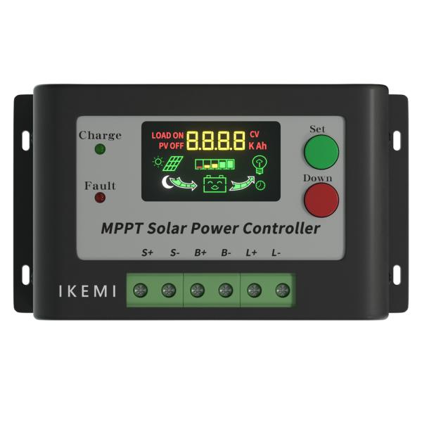 IKEMI チャージコントローラー mppt 20a ソーラー充電コントローラー 12V 24V 兼...