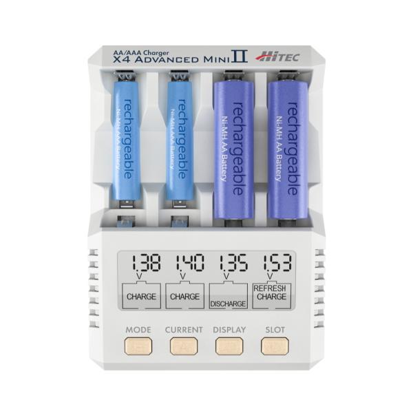 ハイテック X4 アドバンス ミニ II(White) 日本正規品 44323 単3 単4 乾電池 ...