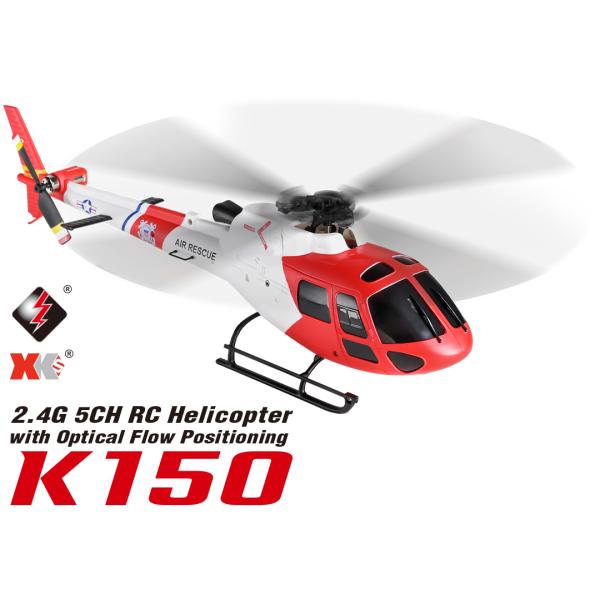 【日本正規品】ハイテック XK 2.4G 5CH K150 ラジコンヘリコプター K150 RTF ...
