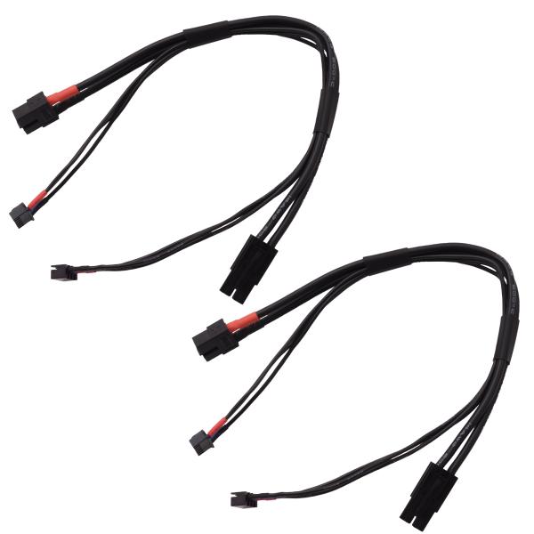 ハイテック XT60⇔タミヤタイプ 2S用コネクタケーブル 2本入り HMJ463-2P