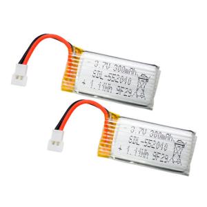 XK ハイテック Li-Poバッテリー3.7V300mAh(K100/X100/V966)2個 日本...