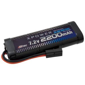 ハイテック Ni-MH 7.2V 2200mAh タミヤタイプ Ni-MH バッテリー XP2200...