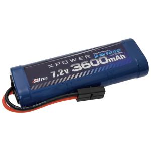 ハイテック Ni-MH 7.2V 3600mAh タミヤタイプ XPOWER Car用 Ni-MH バッテリー 日本正規品 XP3600-NT-B 電動ラジコン RCカー ニッケル水素 安全 安心 初心者向け｜ホビープラウド 13時までの決済で平日は当日出荷