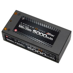 【GWセール開催中】ハイテック XPOWER R-SPEC Li-Po 7.4V 5000mAh 100C/200C 日本正規品 PSE取得済 XPR5000S リポバッテリー