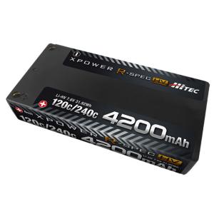 ハイテック リポ 3800mAh 3本セット XPOWER R-SPEC Li-Po 7.4V 3800mAh 100C/200C | Hitec Multiplex
