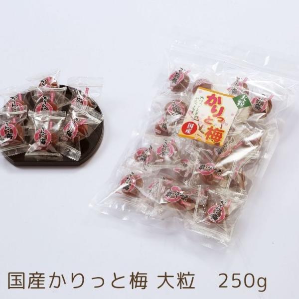 国産かりっと梅 大粒 250g