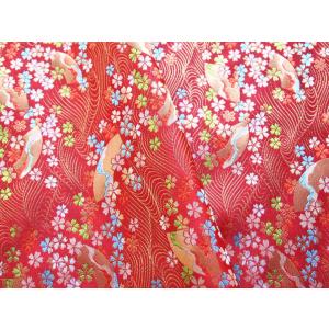 金華山生地 モンブラン レッド m単位切売り (のり無) : トラック用品