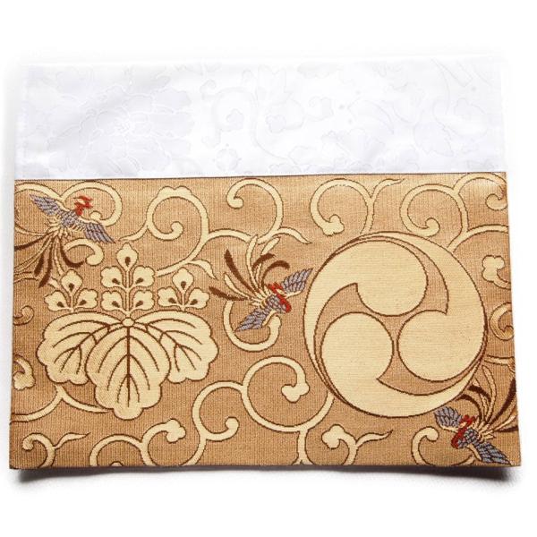 四角 打ち敷き 打敷 内敷 内敷き 家紋 高野山 真言宗 金色 2尺 60.6×31ｃｍ幅