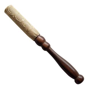 お盆 24cm 木製 トレー あわび貝 螺鈿装飾 丸盆 高岡漆器 黒柄 さくら