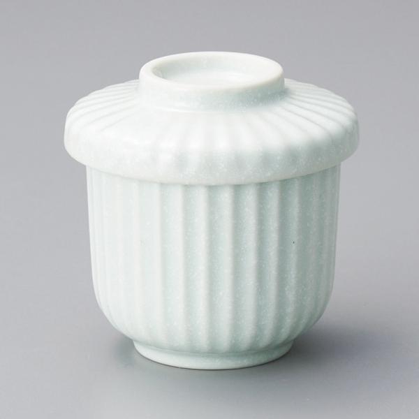 茶碗蒸し 器 淡雪青磁蒸し碗 おしゃれ 和食器 業務用 美濃焼 24a219-32