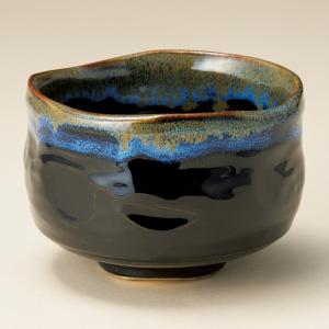 抹茶茶碗 黒窯変 抹茶碗 信楽焼 25d40924-660 : 四季彩-陶器ONLINE