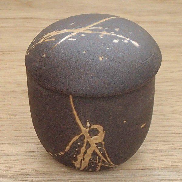 茶碗蒸し 器 黒結晶 ミニむし椀 おしゃれ 和食器 業務用 美濃焼 24a219-8