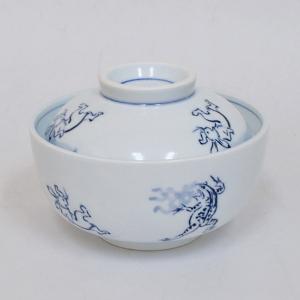 蓋つき煮物椀 高山寺煮物碗 鳥獣戯画 強化磁器 おしゃれ 和食器 業務用