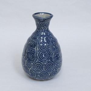 古美濃徳利 徳利 古染タコ唐草2合徳利 酒器 陶器 日本酒 おしゃれ 業務用 美濃焼