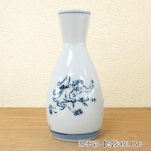 徳利 2合徳利 鳥獣戯画 酒器 陶器 日本酒 おしゃれ 業務用 美濃焼