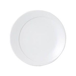 白い食器 お皿 おしゃれ プレッツァW11吋ディナー 直径28cm 大皿 リム