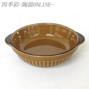 皿 丸皿 備前焼しめ 7.0皿 22.9cm おしゃれ 和食器 業務用 美濃焼