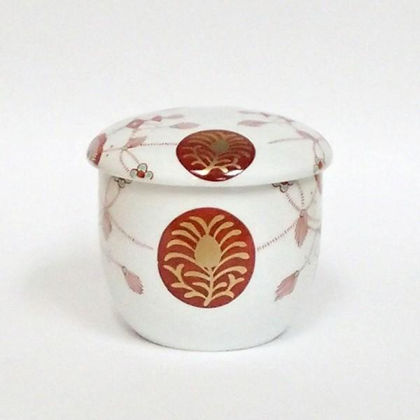 茶碗蒸し 器 瓔珞 丸蒸し碗 強化磁器 おしゃれ 和食器 業務用 美濃焼 24a211-20