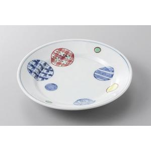 皿 オードブル皿 黄濃唐草 フード付回転オードブル 39cm 仕切り皿 和