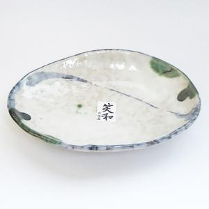 皿 取り皿 ケーキ皿 白釉楕円皿 18cm フルーツ皿 おしゃれ 和食器 業務