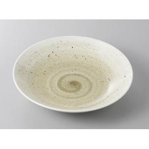 皿 里粉引 茶7.5丸多用皿 丸盛皿 22cm おしゃれ 和食器 業務用 美濃焼 22a337-14｜shikisaionline