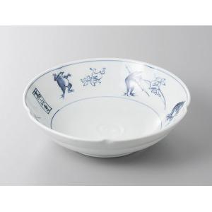 蓋つき煮物椀 高山寺煮物碗 鳥獣戯画 強化磁器 おしゃれ 和食器 業務用