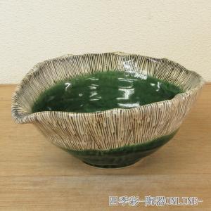織部焼 皿 桜 長角大皿 現品限り item no.1f032 : ハマダヤ食器店